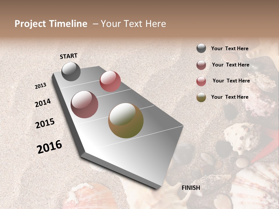 Sun Marine Summer PowerPoint Template