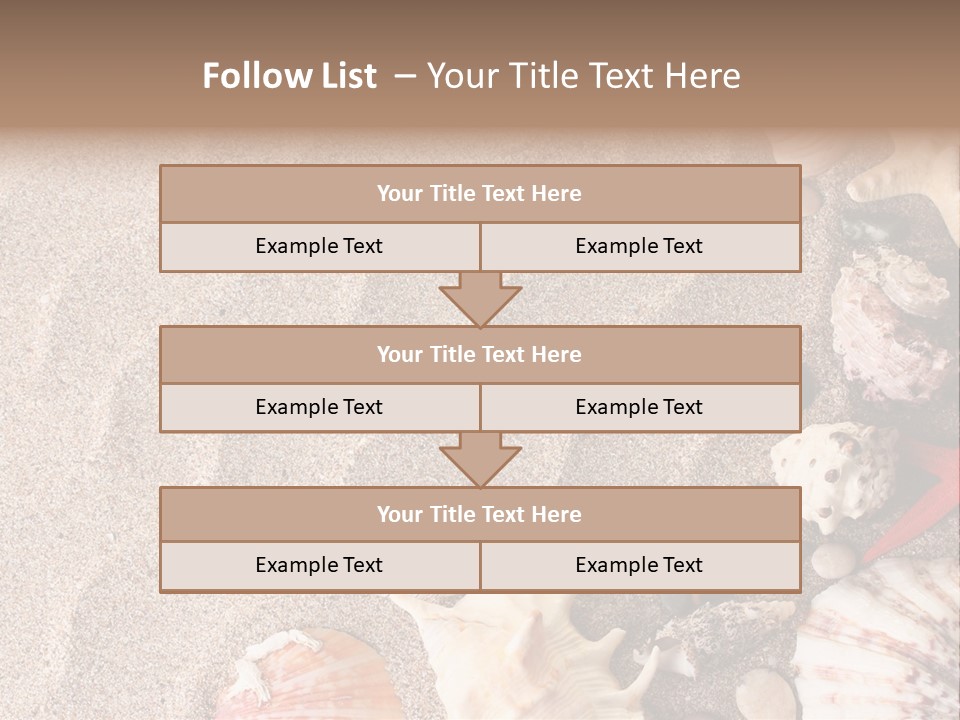 Sun Marine Summer PowerPoint Template