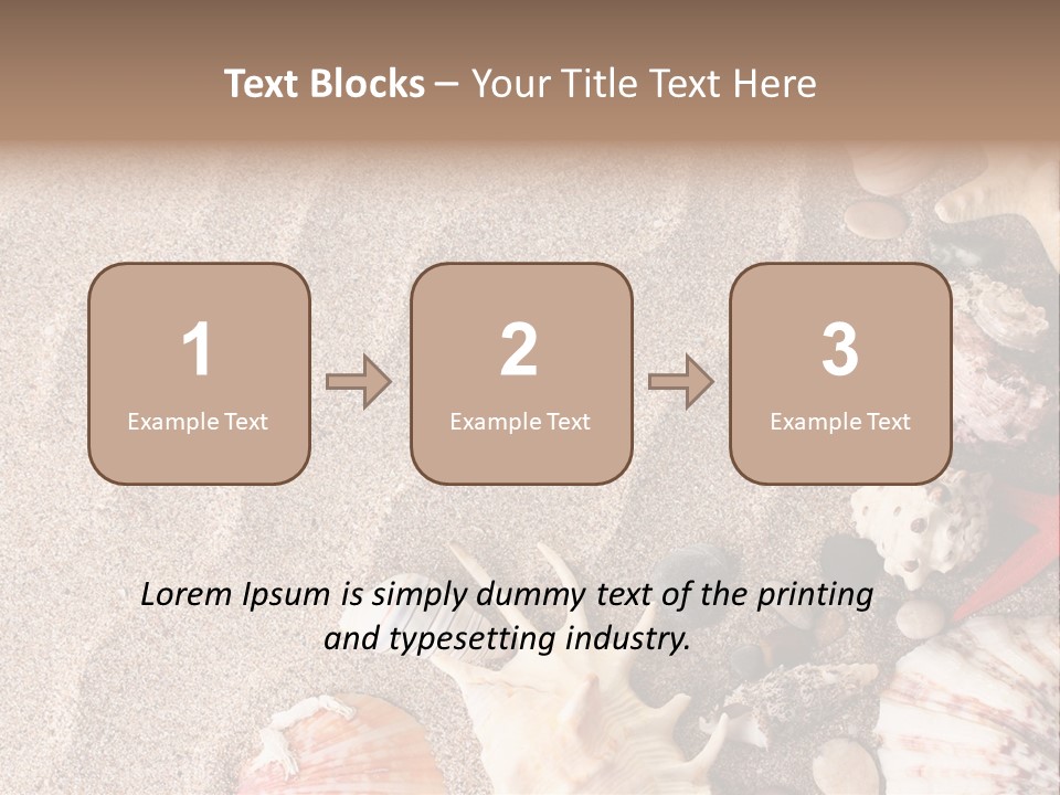 Sun Marine Summer PowerPoint Template