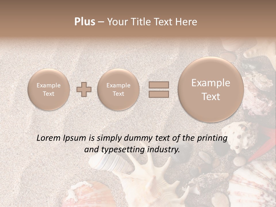 Sun Marine Summer PowerPoint Template