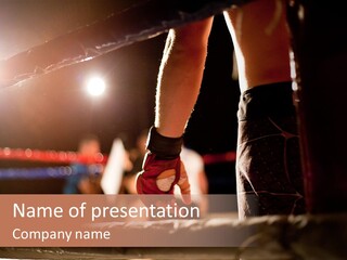 Event Martial Arm PowerPoint Template