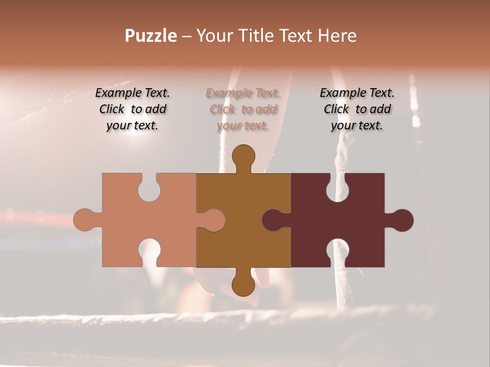 Event Martial Arm PowerPoint Template