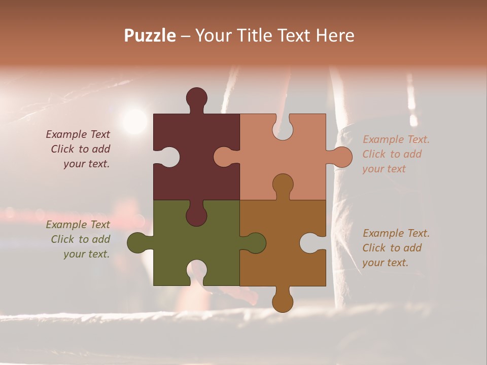 Event Martial Arm PowerPoint Template