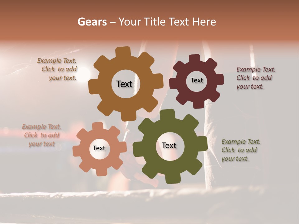 Event Martial Arm PowerPoint Template