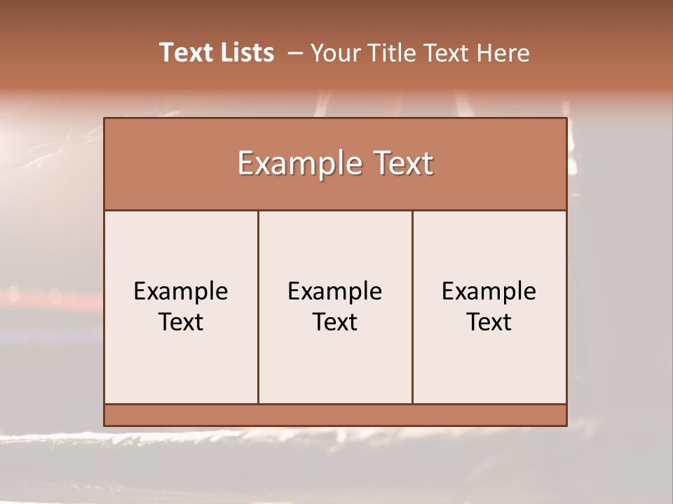 Event Martial Arm PowerPoint Template