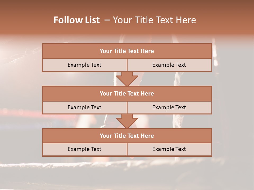 Event Martial Arm PowerPoint Template