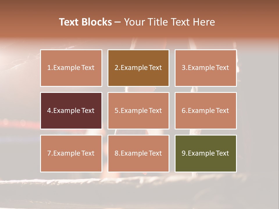 Event Martial Arm PowerPoint Template