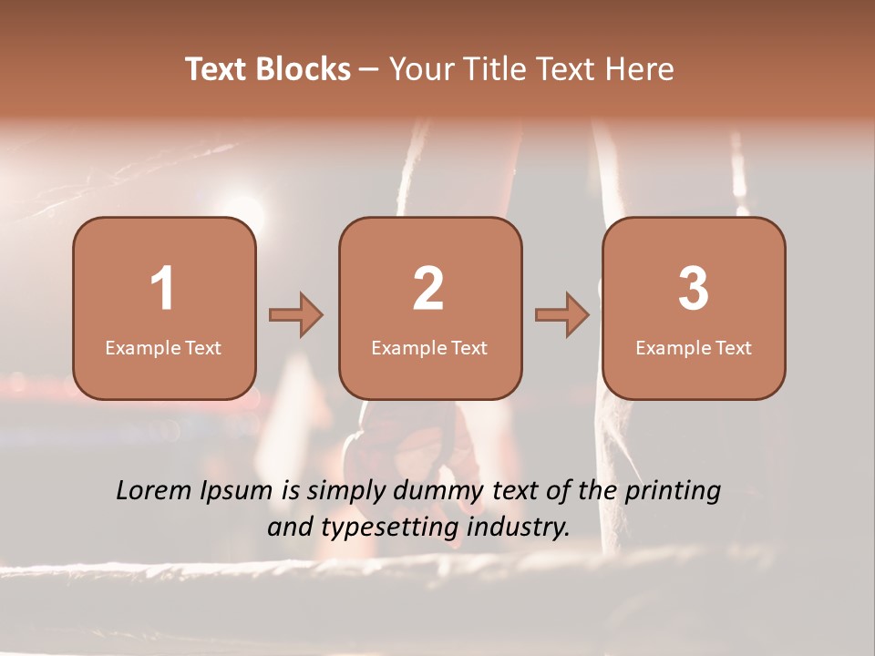 Event Martial Arm PowerPoint Template