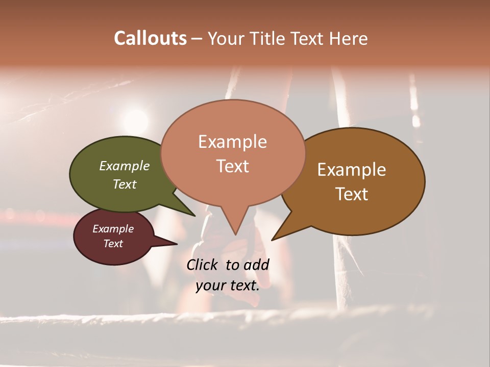 Event Martial Arm PowerPoint Template