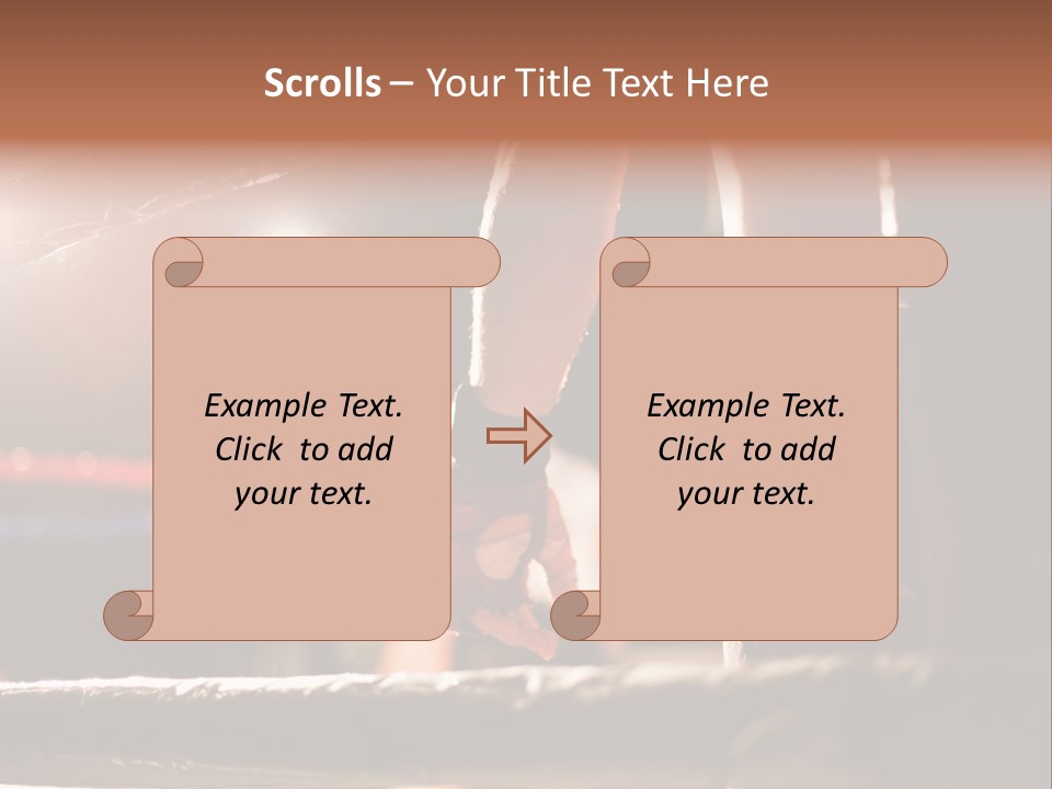 Event Martial Arm PowerPoint Template