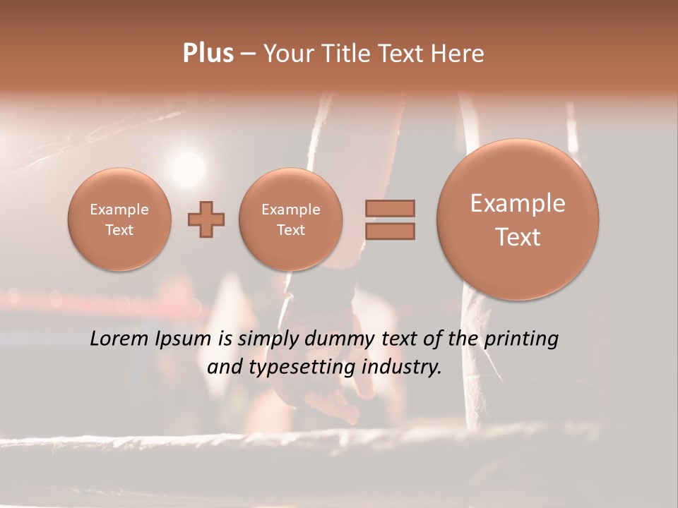 Event Martial Arm PowerPoint Template