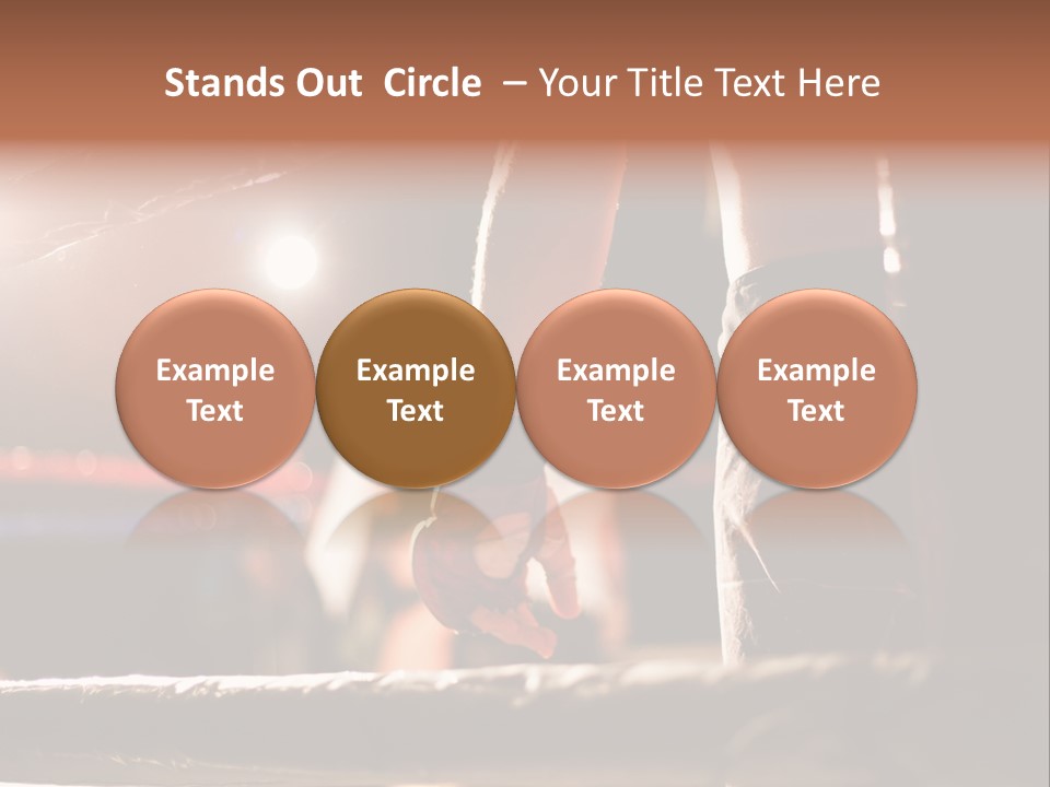 Event Martial Arm PowerPoint Template
