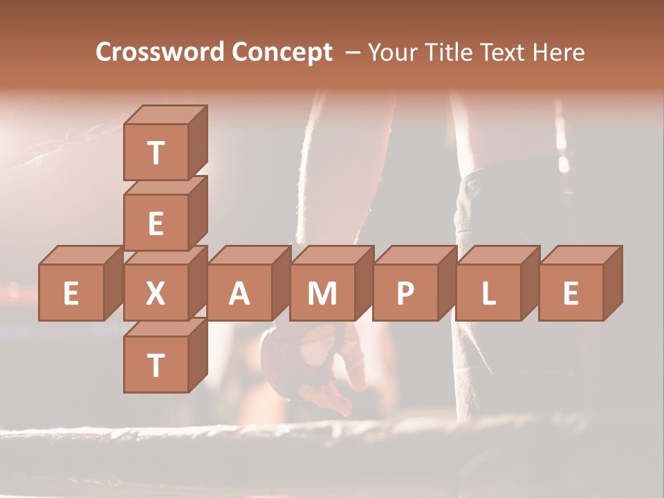 Event Martial Arm PowerPoint Template