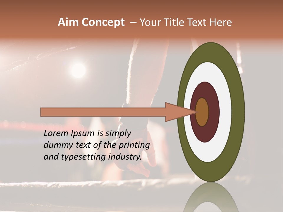 Event Martial Arm PowerPoint Template