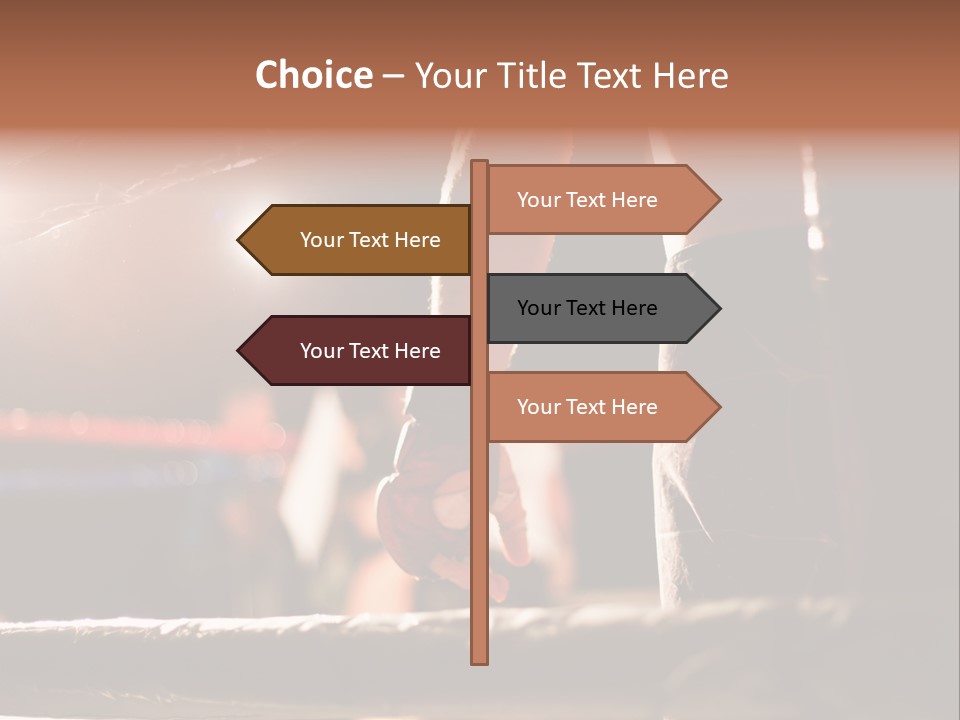 Event Martial Arm PowerPoint Template