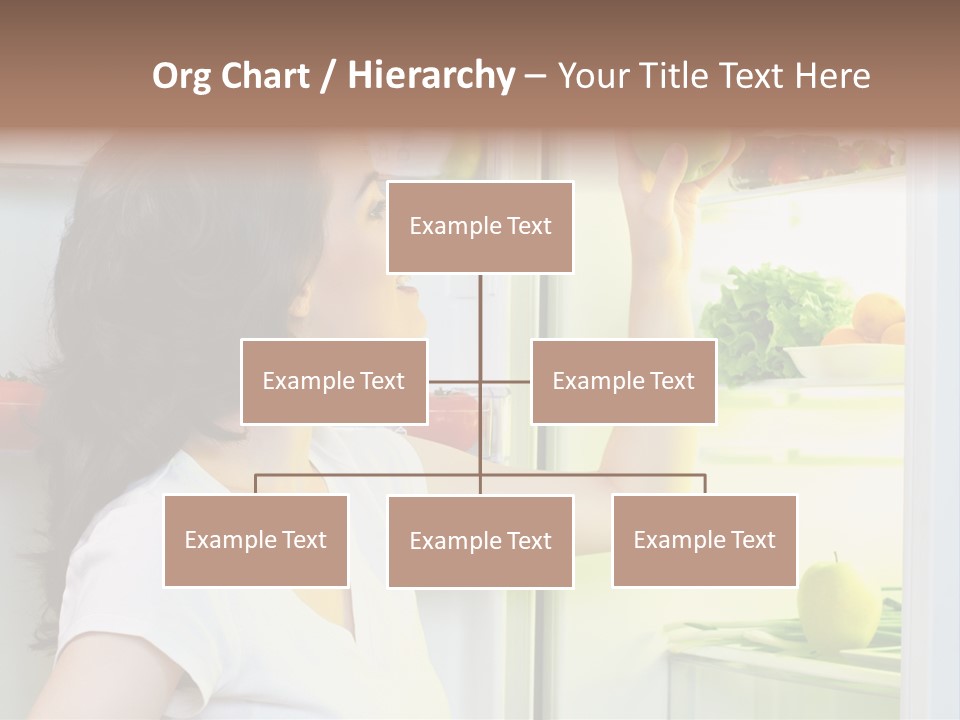 Pretty Dieting Girl PowerPoint Template