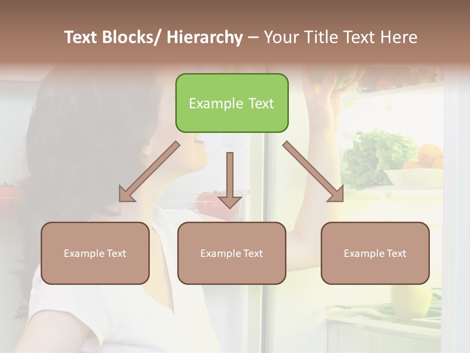 Pretty Dieting Girl PowerPoint Template