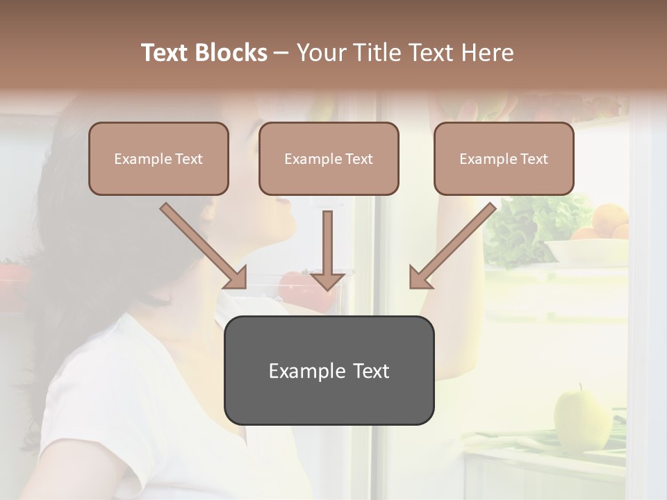 Pretty Dieting Girl PowerPoint Template