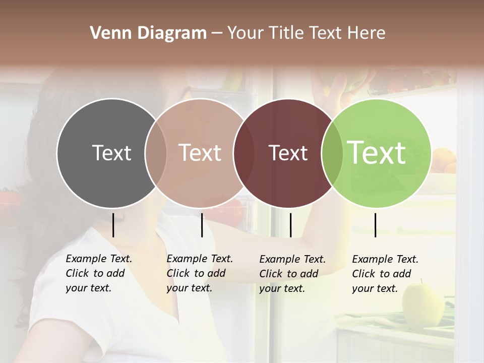 Pretty Dieting Girl PowerPoint Template