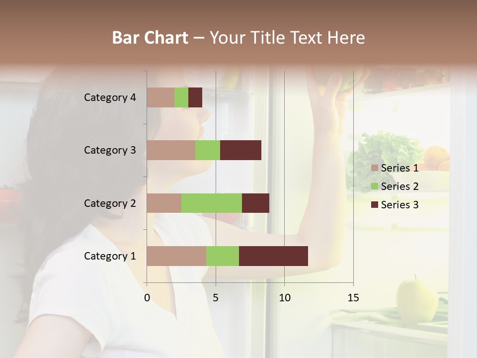Pretty Dieting Girl PowerPoint Template