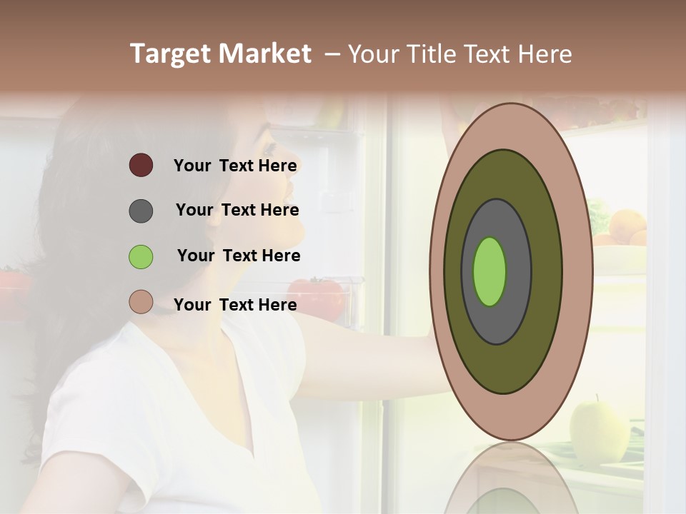 Pretty Dieting Girl PowerPoint Template