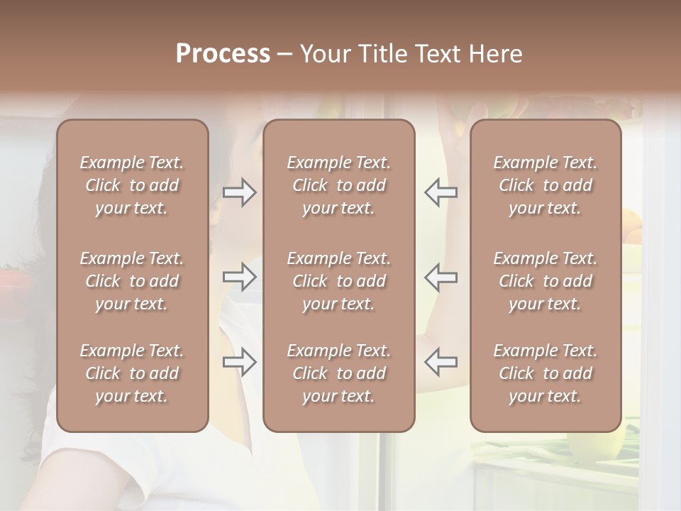Pretty Dieting Girl PowerPoint Template