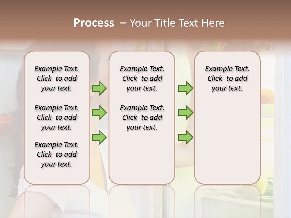 Pretty Dieting Girl PowerPoint Template