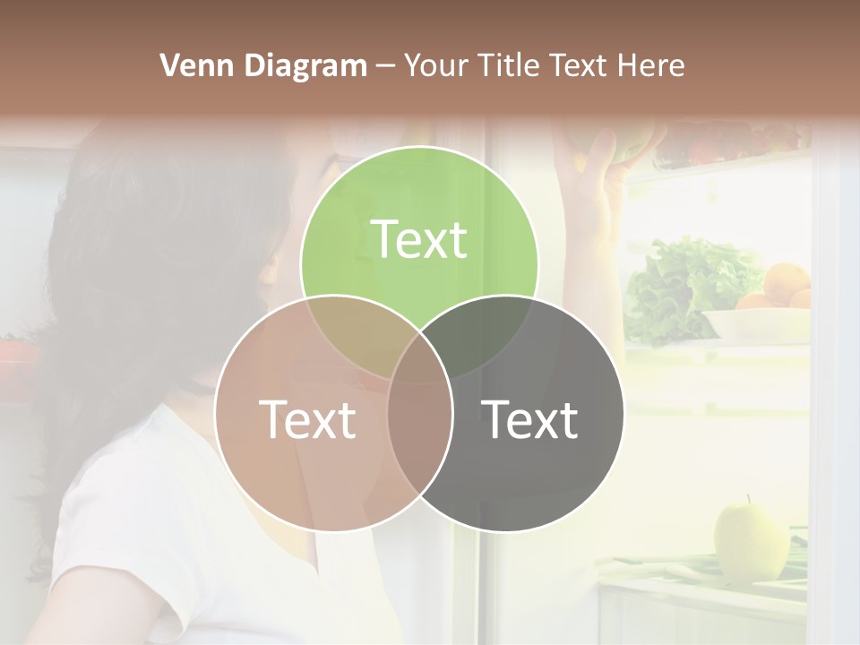 Pretty Dieting Girl PowerPoint Template