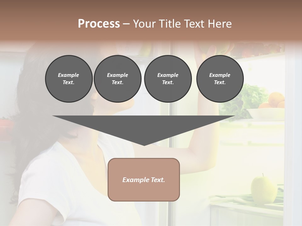 Pretty Dieting Girl PowerPoint Template