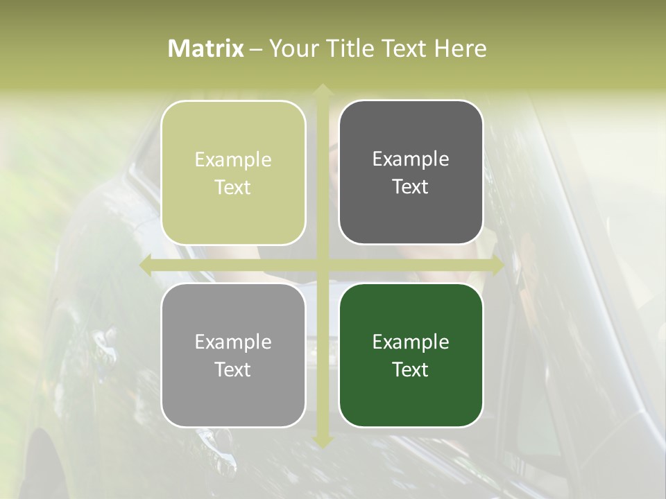 Driver Summer Girl PowerPoint Template