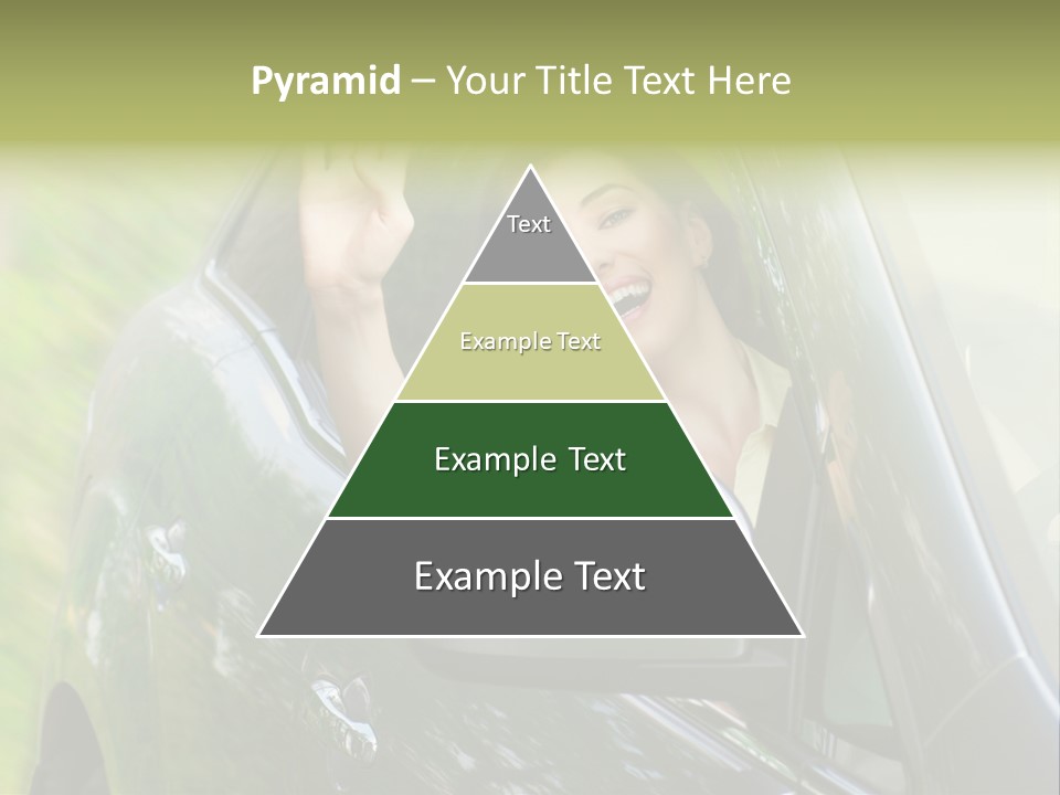 Driver Summer Girl PowerPoint Template