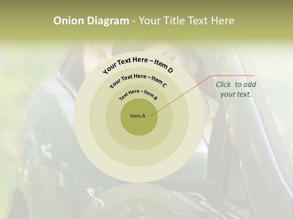 Driver Summer Girl PowerPoint Template