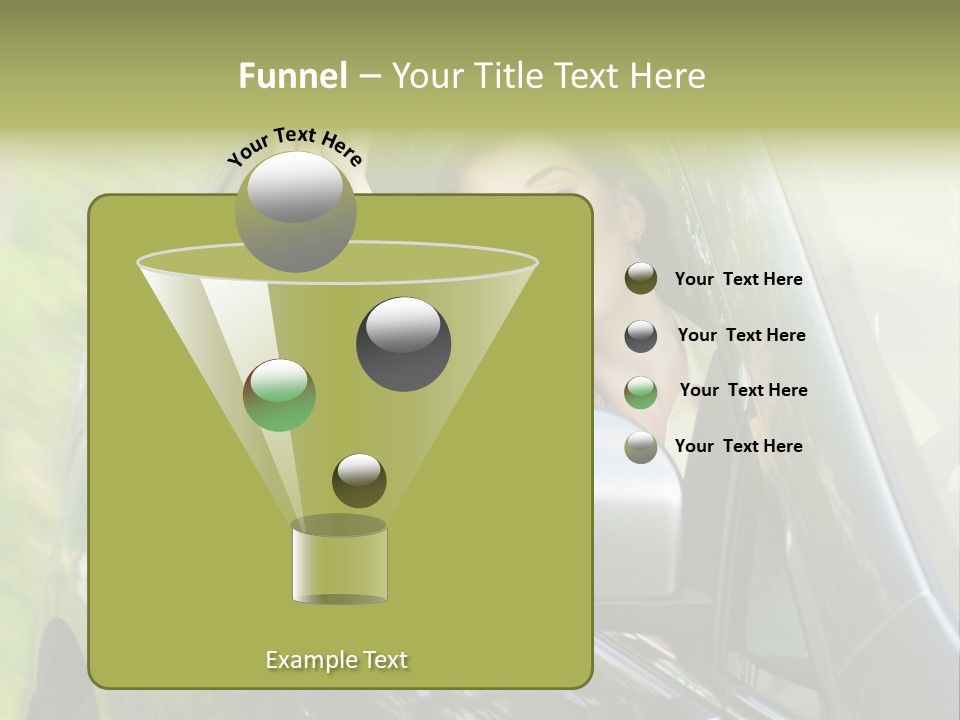 Driver Summer Girl PowerPoint Template