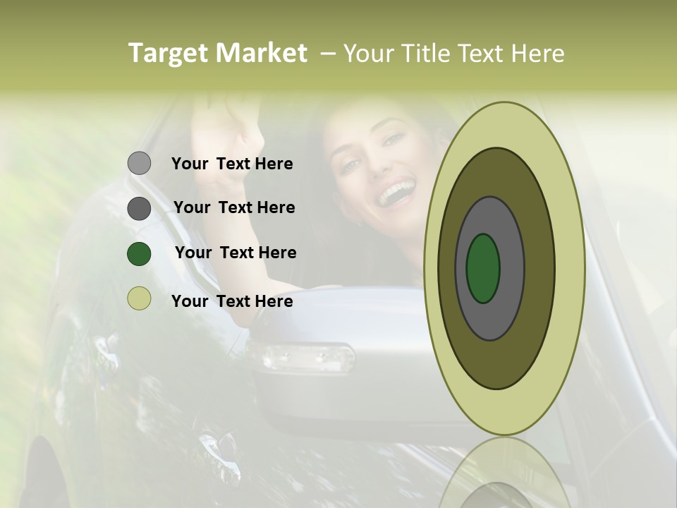 Driver Summer Girl PowerPoint Template