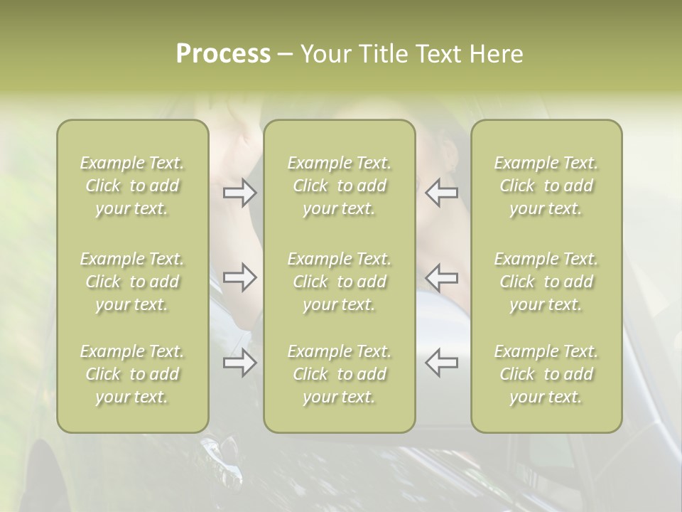 Driver Summer Girl PowerPoint Template