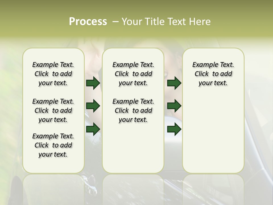 Driver Summer Girl PowerPoint Template