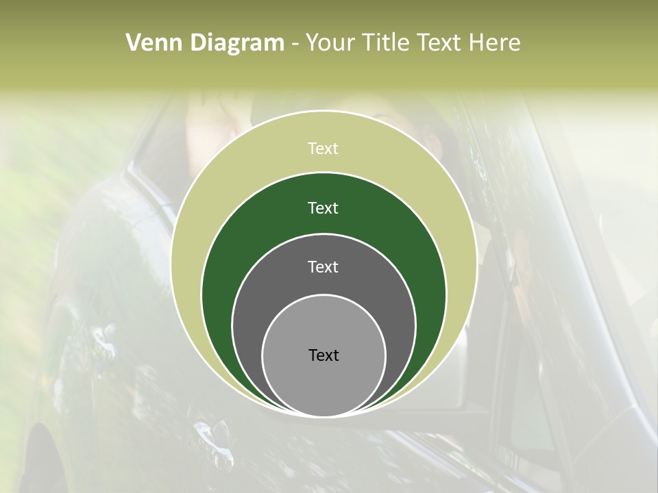 Driver Summer Girl PowerPoint Template