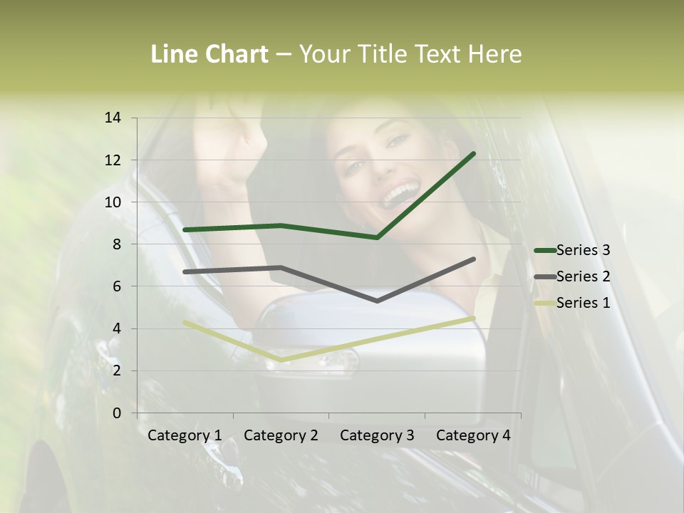 Driver Summer Girl PowerPoint Template