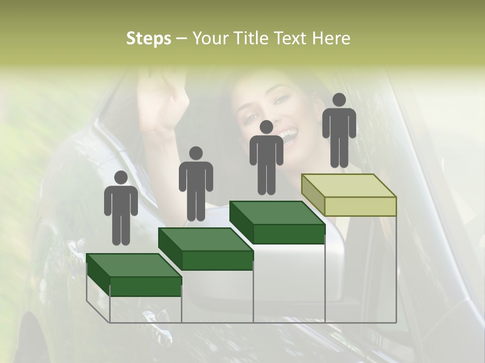 Driver Summer Girl PowerPoint Template