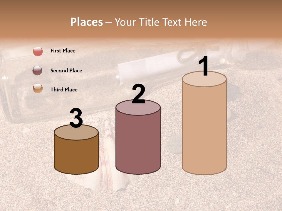 Bottle Survivor Note PowerPoint Template