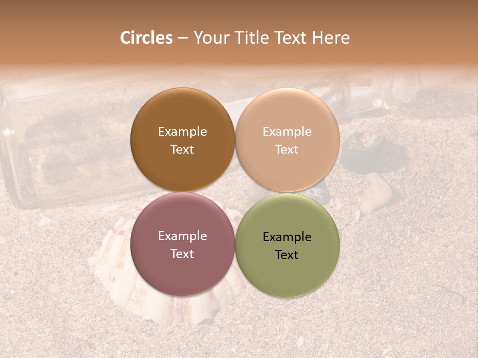 Bottle Survivor Note PowerPoint Template