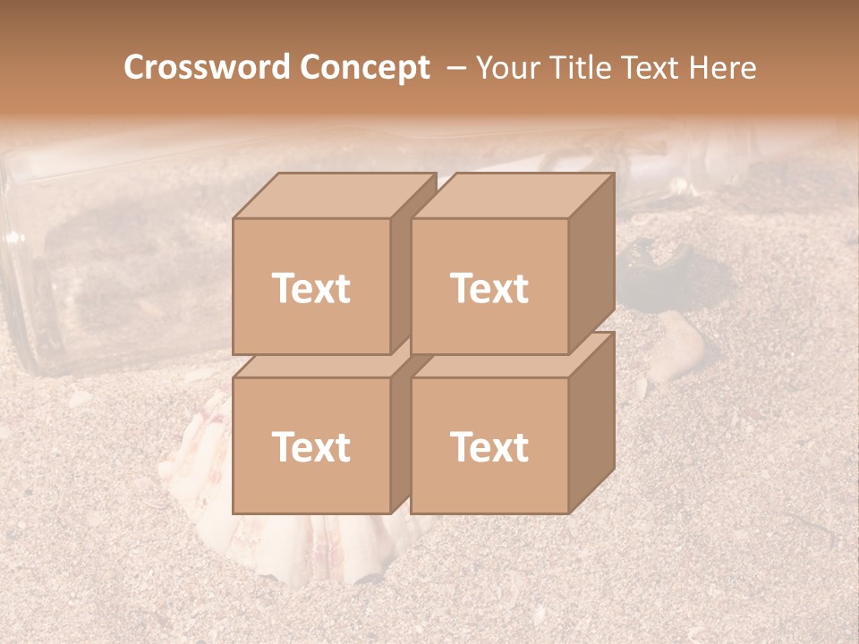 Bottle Survivor Note PowerPoint Template