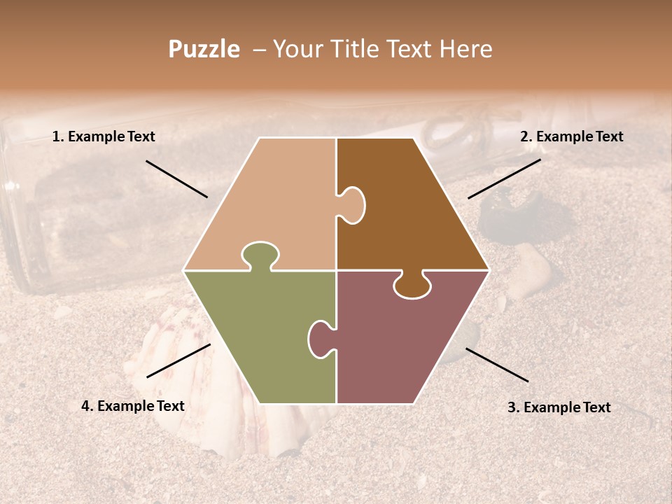 Bottle Survivor Note PowerPoint Template