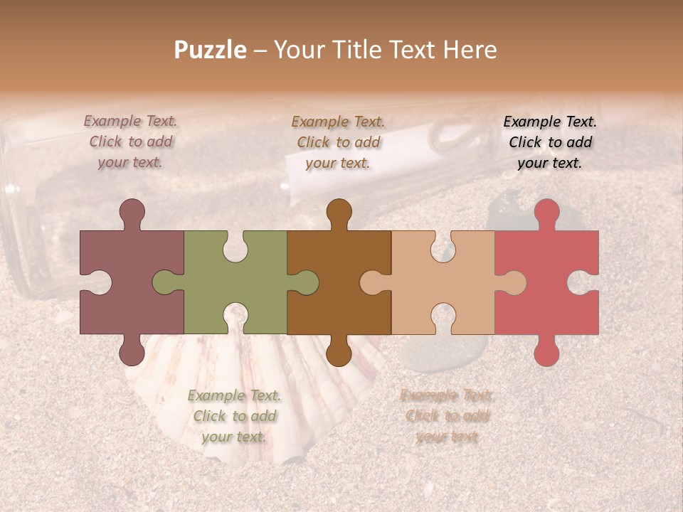 Bottle Survivor Note PowerPoint Template