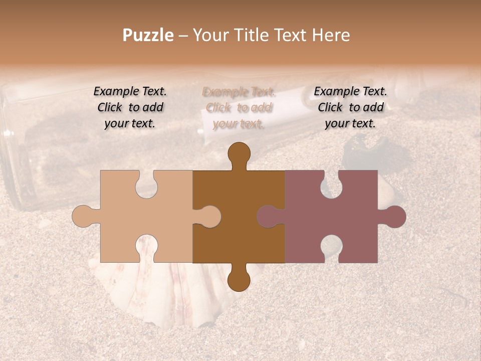 Bottle Survivor Note PowerPoint Template