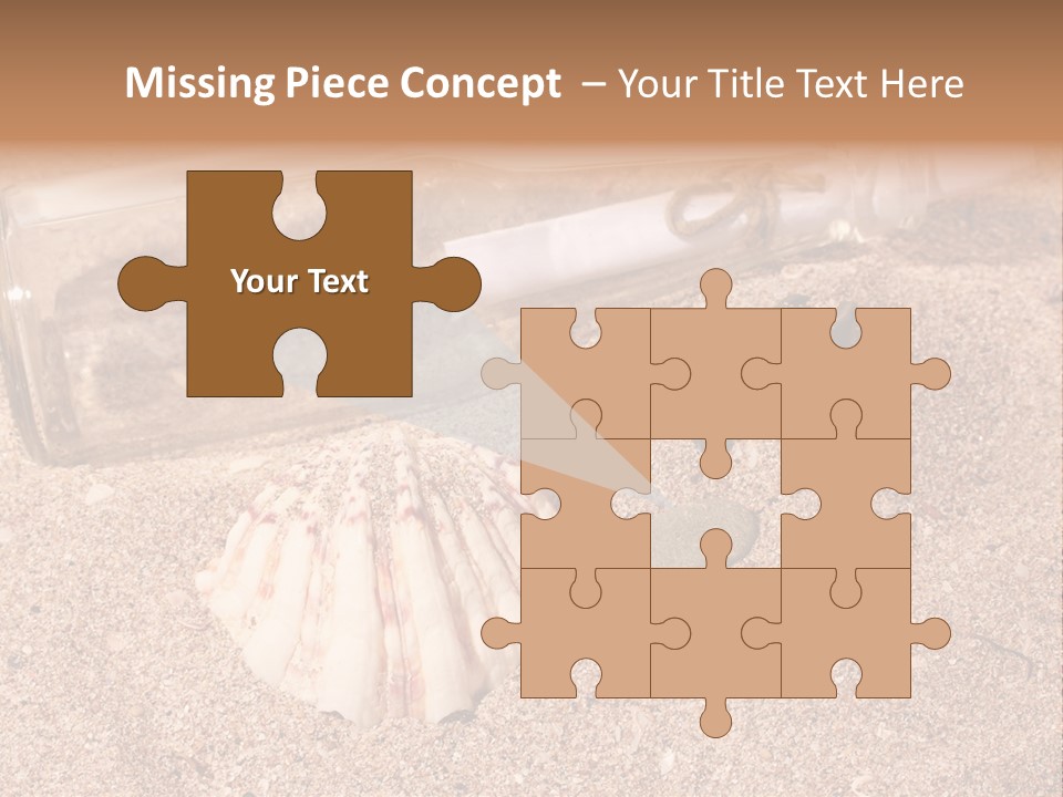 Bottle Survivor Note PowerPoint Template