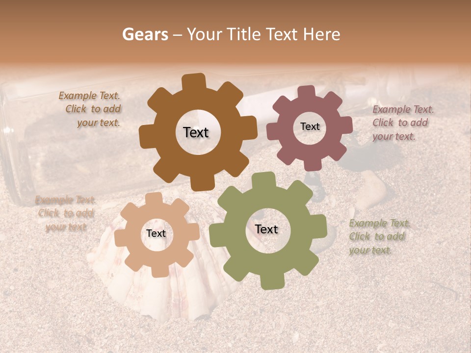 Bottle Survivor Note PowerPoint Template