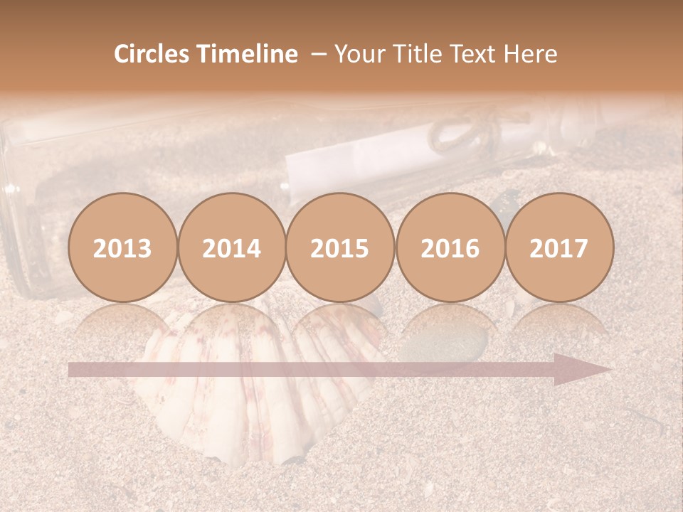 Bottle Survivor Note PowerPoint Template