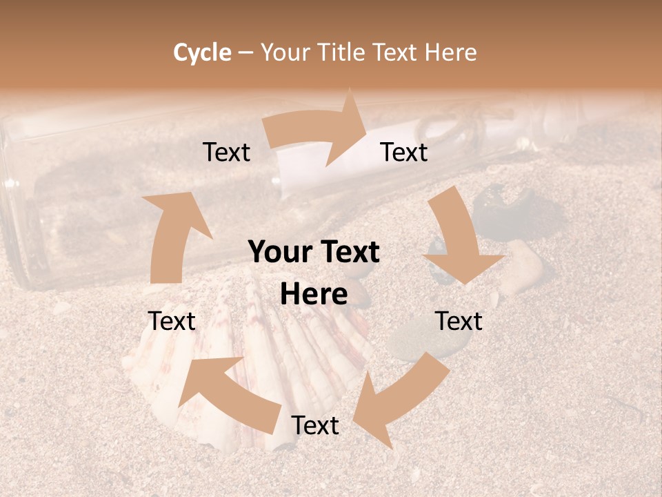 Bottle Survivor Note PowerPoint Template