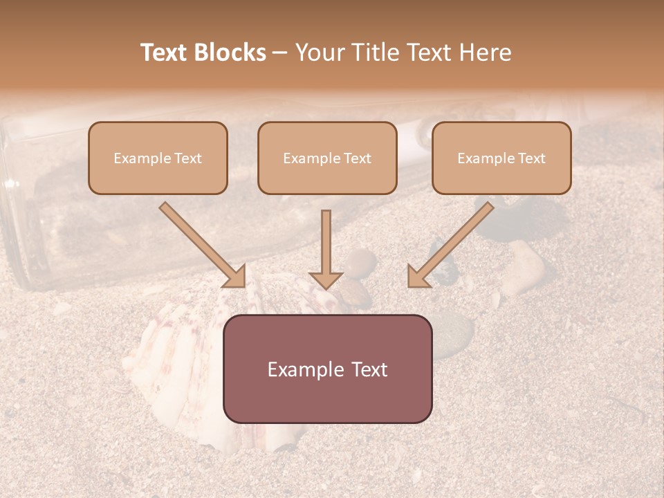 Bottle Survivor Note PowerPoint Template